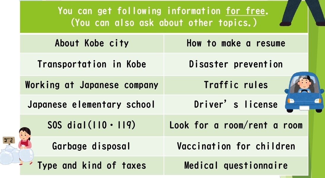 Life Guidance for foreign residents in Kobe
